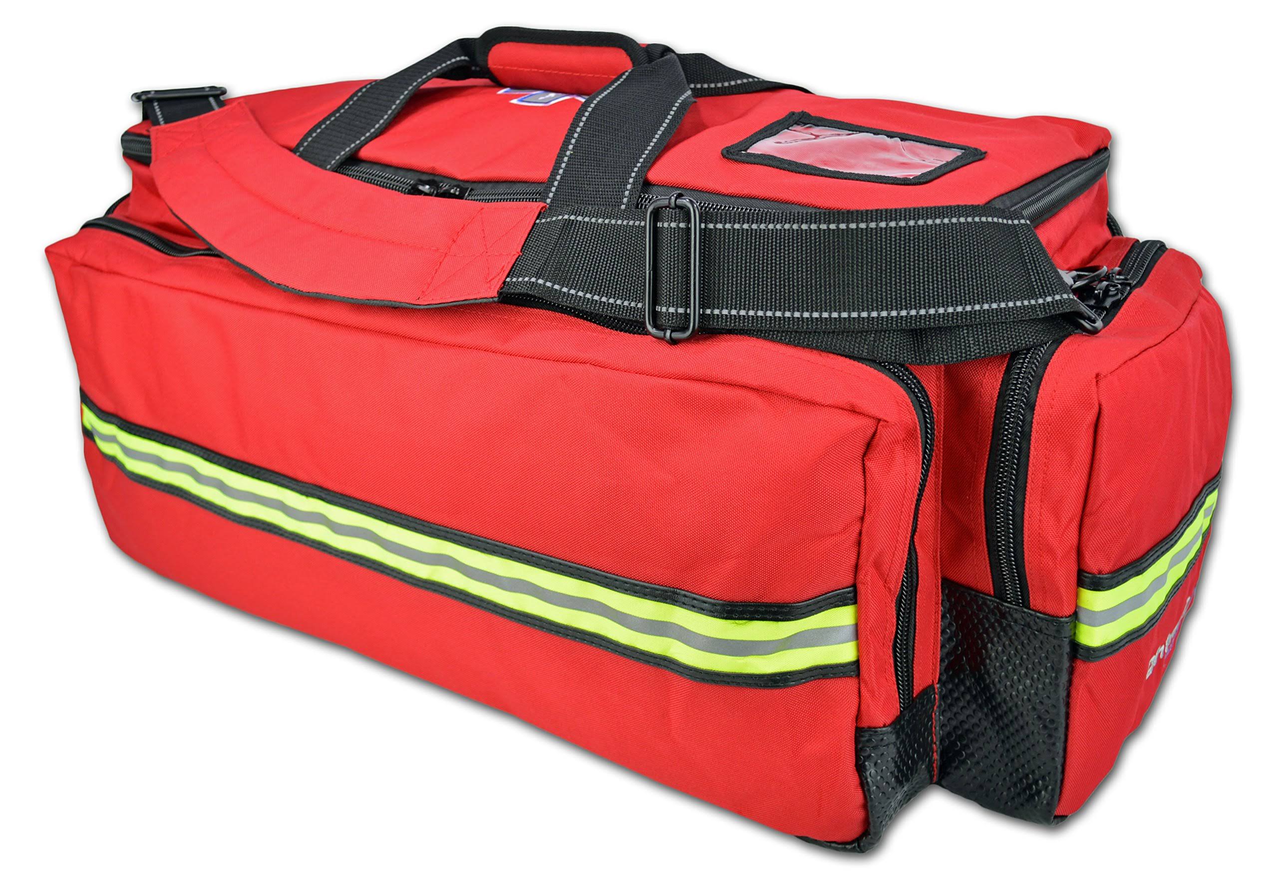 Lightning x EMS/EMT Medic First Responder Ambulance X-Tuff Oxygen and Airway Trauma Jump Bag, Red