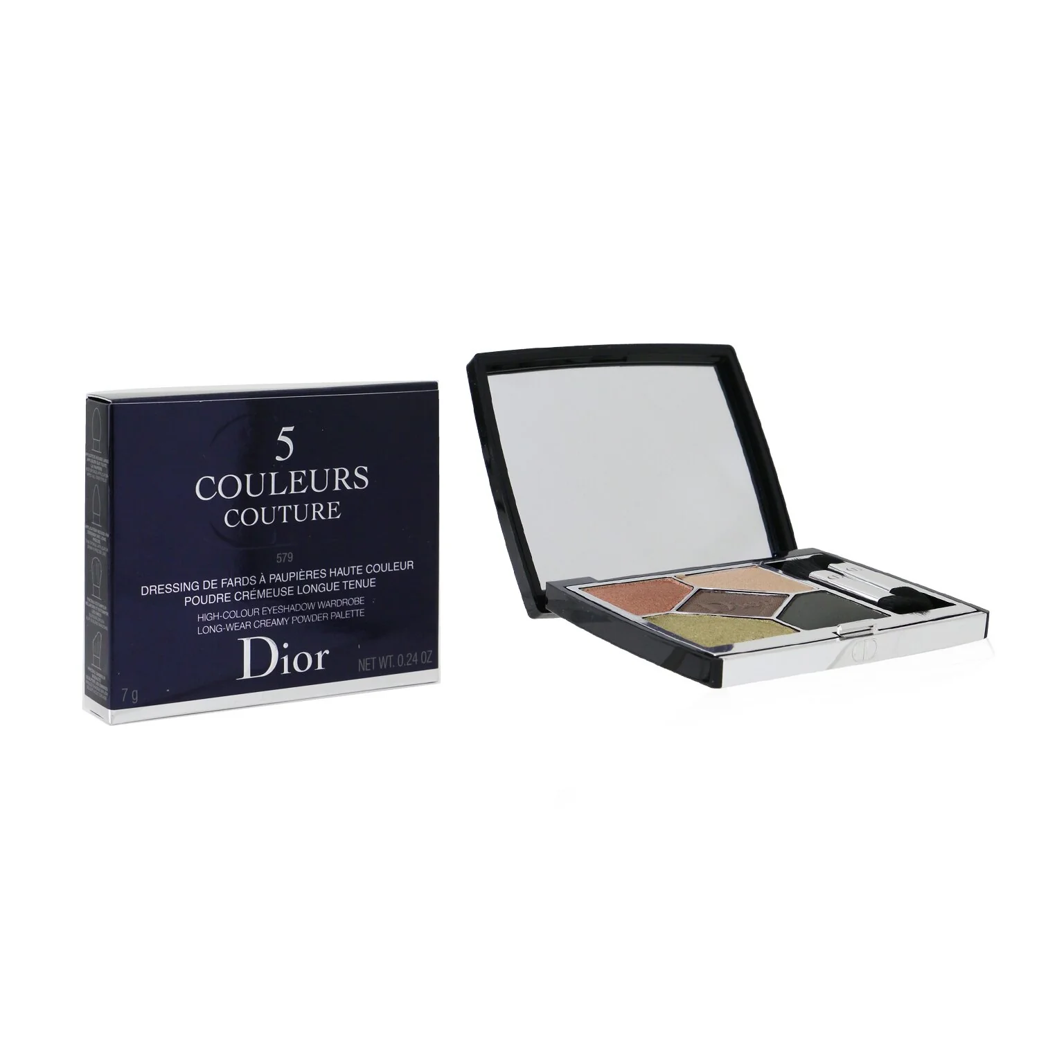 Christian Dior 5 Couleurs Couture Long Wear Creamy Powder Eyeshadow Palette - # 579 Jungle  7g/0.24oz