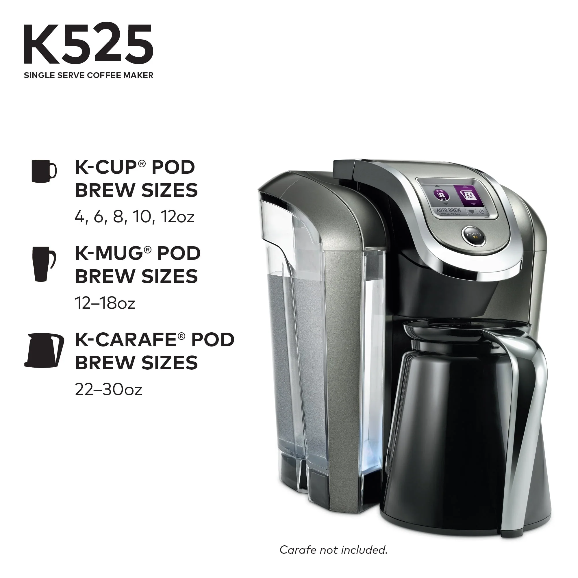 Keurig K525 Single Serve K-Cup Coffee Maker