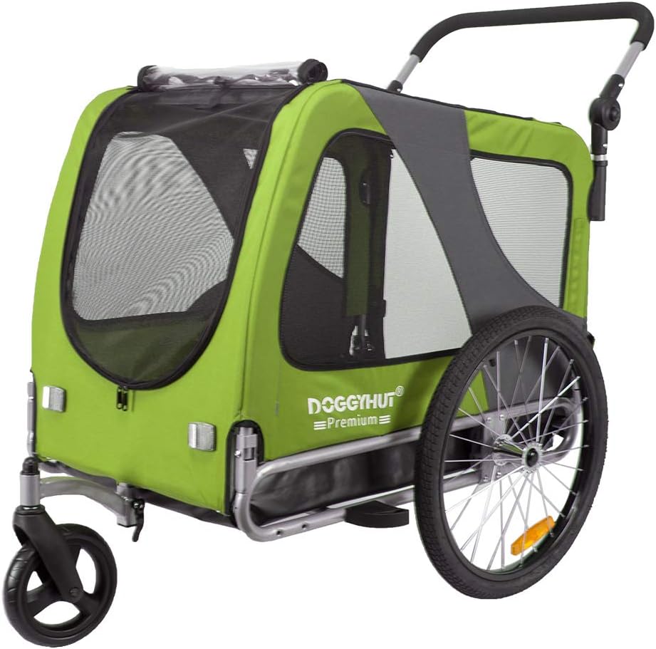 Doggyhut Premium Pet Bike Trailer & Stroller for Small,Medium or Large Dogs,Bicycle Carrier