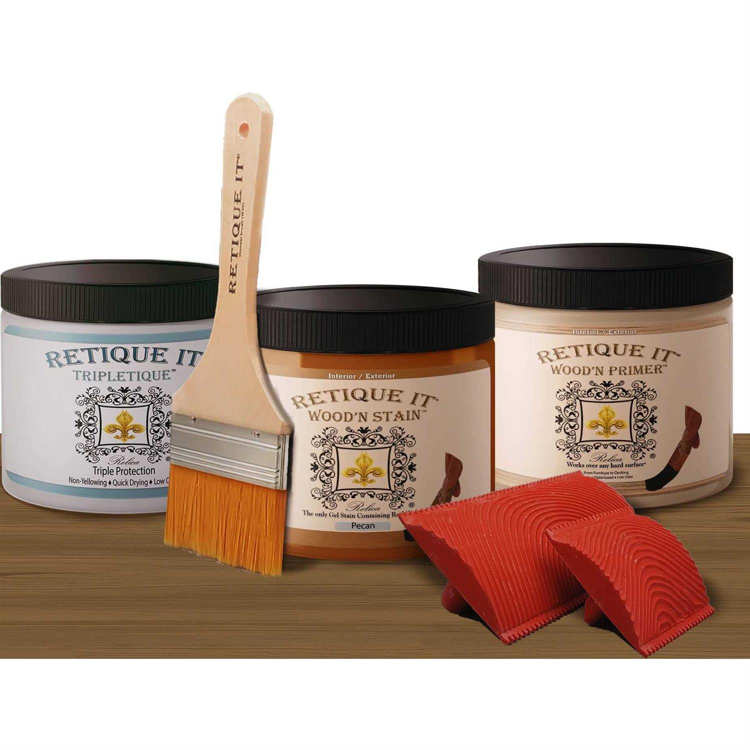 Retique It Liquid Wood Countertop Kit With Wood Gel Stain - Shop Hardware Tools Online Store