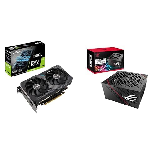 Asus TUF Gaming NVIDIA GeForce RTX 3060 V2 OC Edition Graphics Card (PCIe 4.0, 12GB GDDR6, HDMI 2.1, DisplayPort 1.4a, Dual Ball Fan Bearings