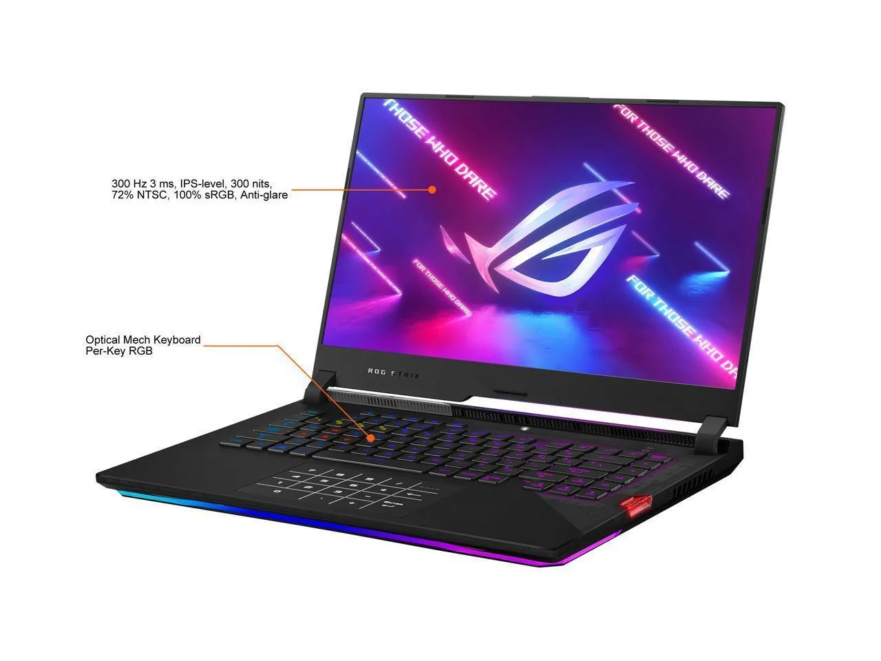 ASUS ROG Strix SCAR 15.6" Full HD, AMD Ryzen 9 5900HX, NVIDIA GeForce RTX 3080, 16GB RAM, 1TB SSD, Black, Windows 10 Home, G533QS-DS96