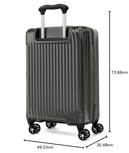 Travelpro Maxlite Air Hardside Expandable Carry on Luggage, 8 Spinner Wheels, Lightweight Hard Shell Polycarbonate Suitcase, Shadow Grey