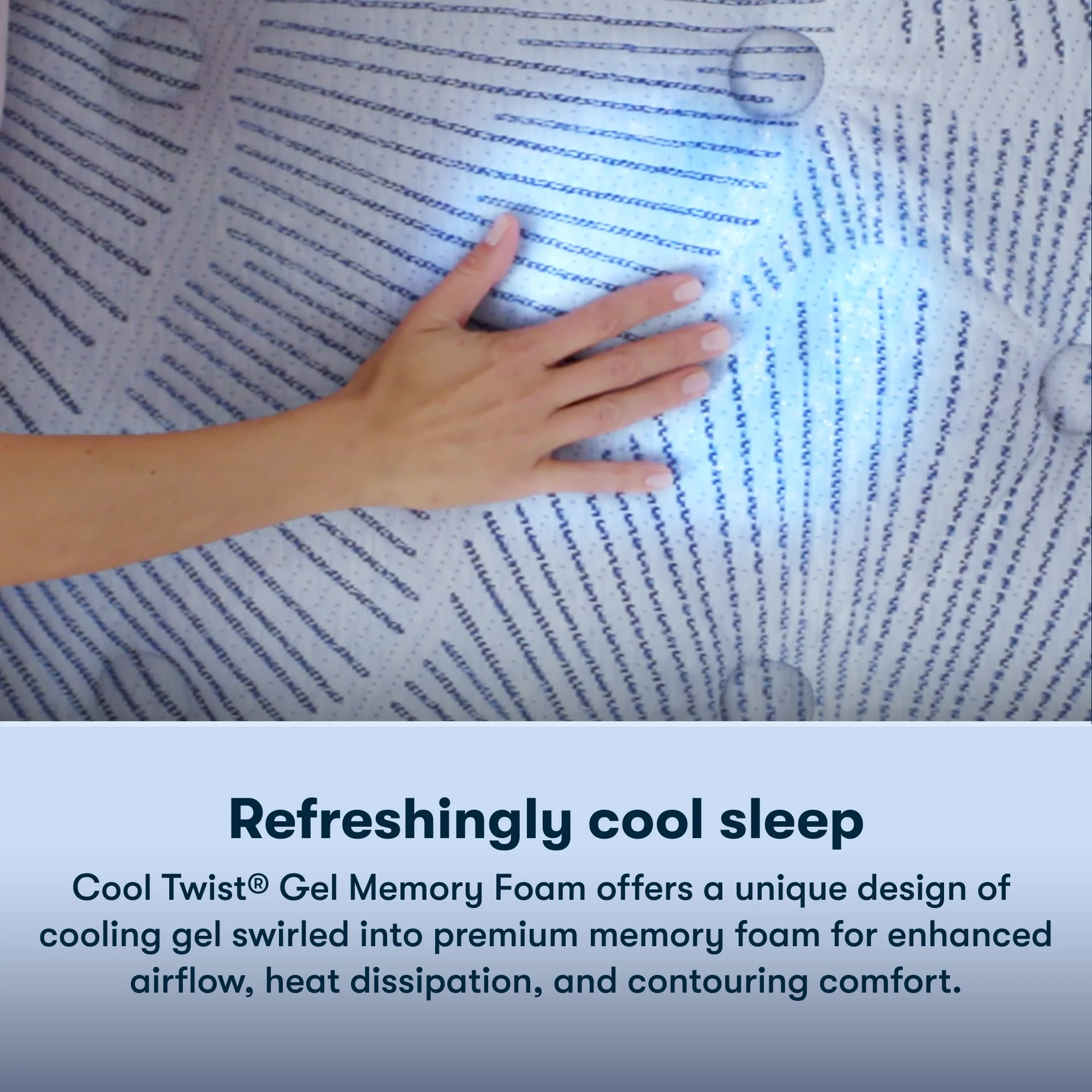 Serta Perfect Sleeper Nurture Night 13.5" Medium Mattress -Twin XL - Innerspring; Fiberglass-Free