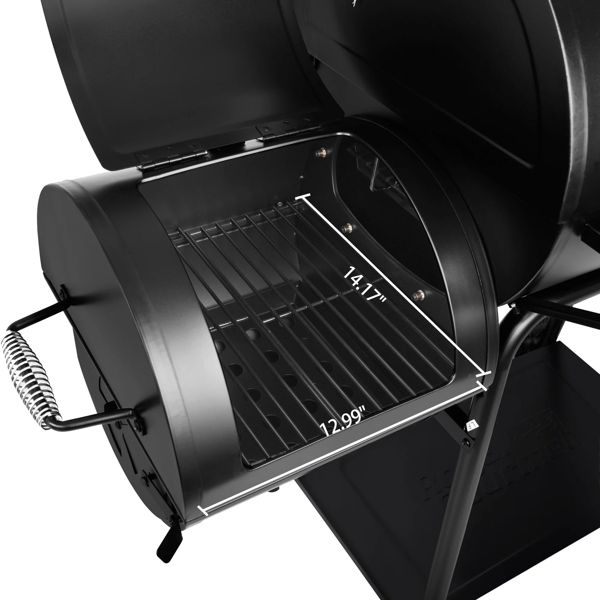 Royal Gourmet 30" CC1830F Charcoal Grill with Offset Smoker and Gloves