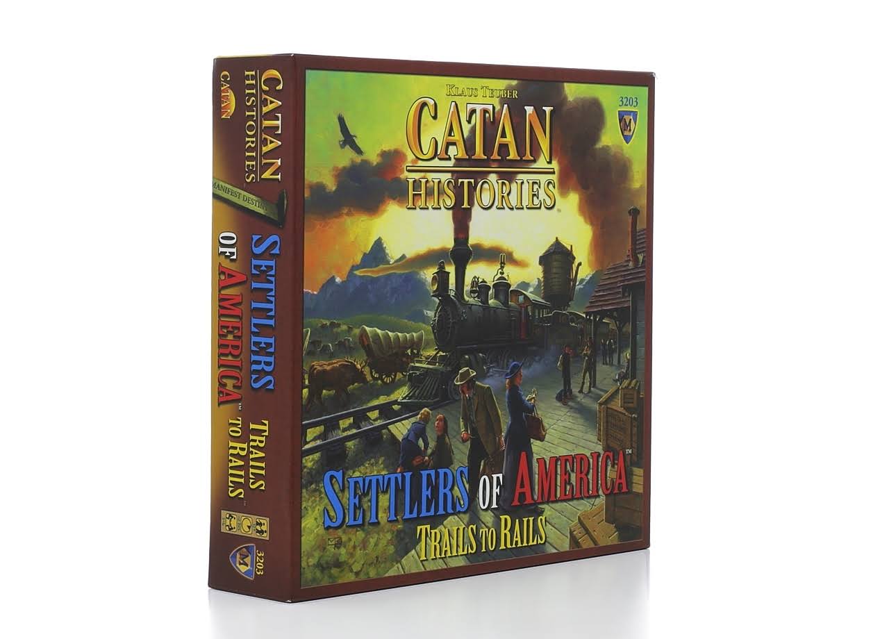 Catan Board Game, Histories: Settlers Of America Trails To Rails