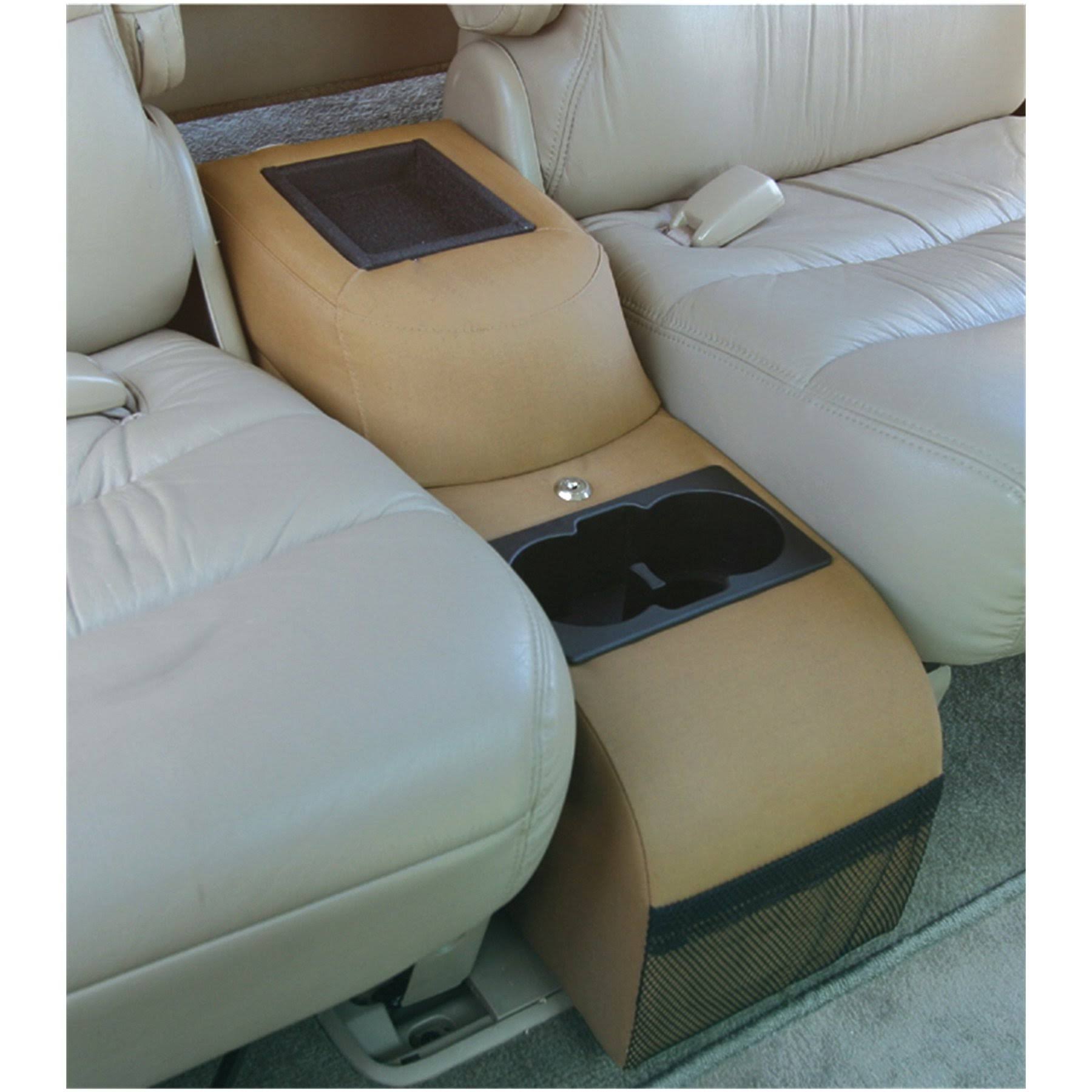 Vertically DRIVEN Products 42011 Padded Catch All Center Console, Gray