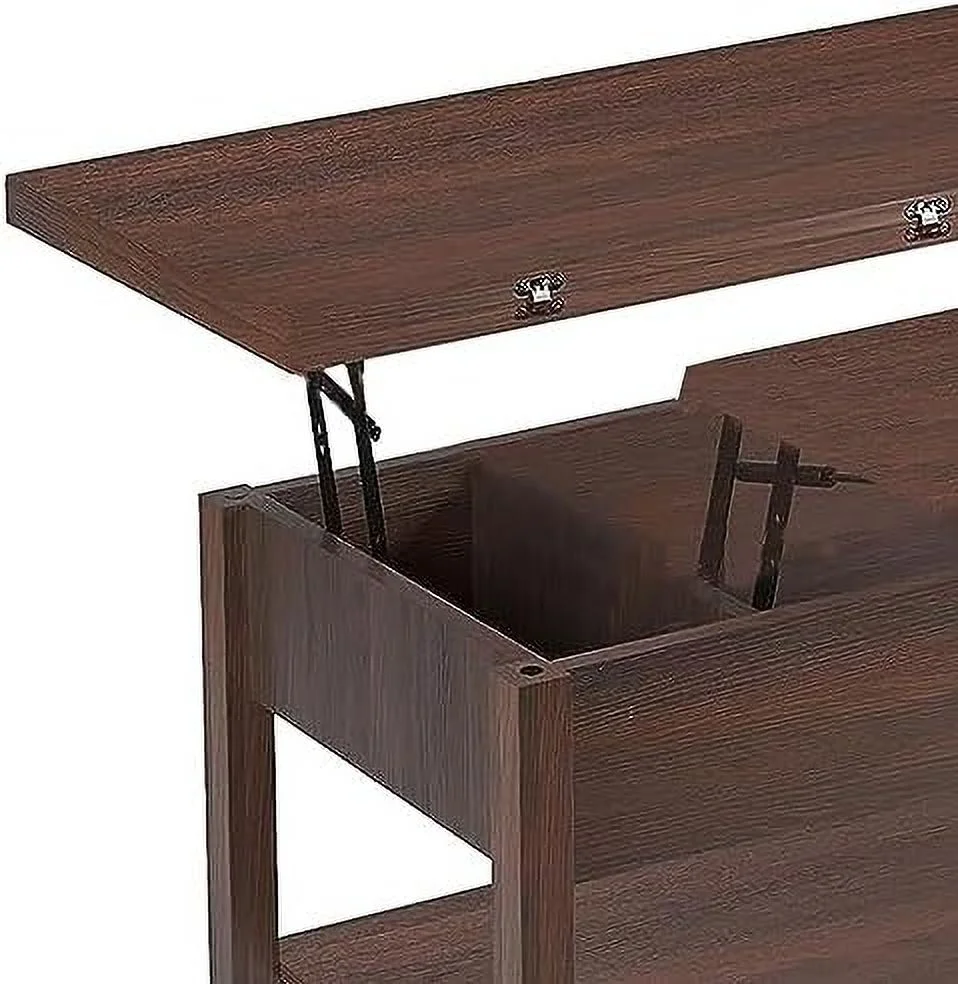xrboomlife Lift Top Coffee Table  4-in-1 Multi- Convertible Coffee Table with   Coffee Table Converts to Dining Table for Living Room Reception Room