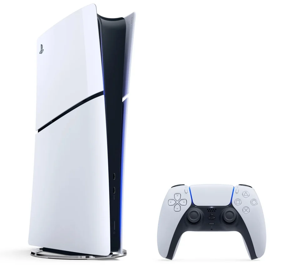 Sony PlayStation 5 Slim Digital PS5 Video Game Console with Extra Edge Controller