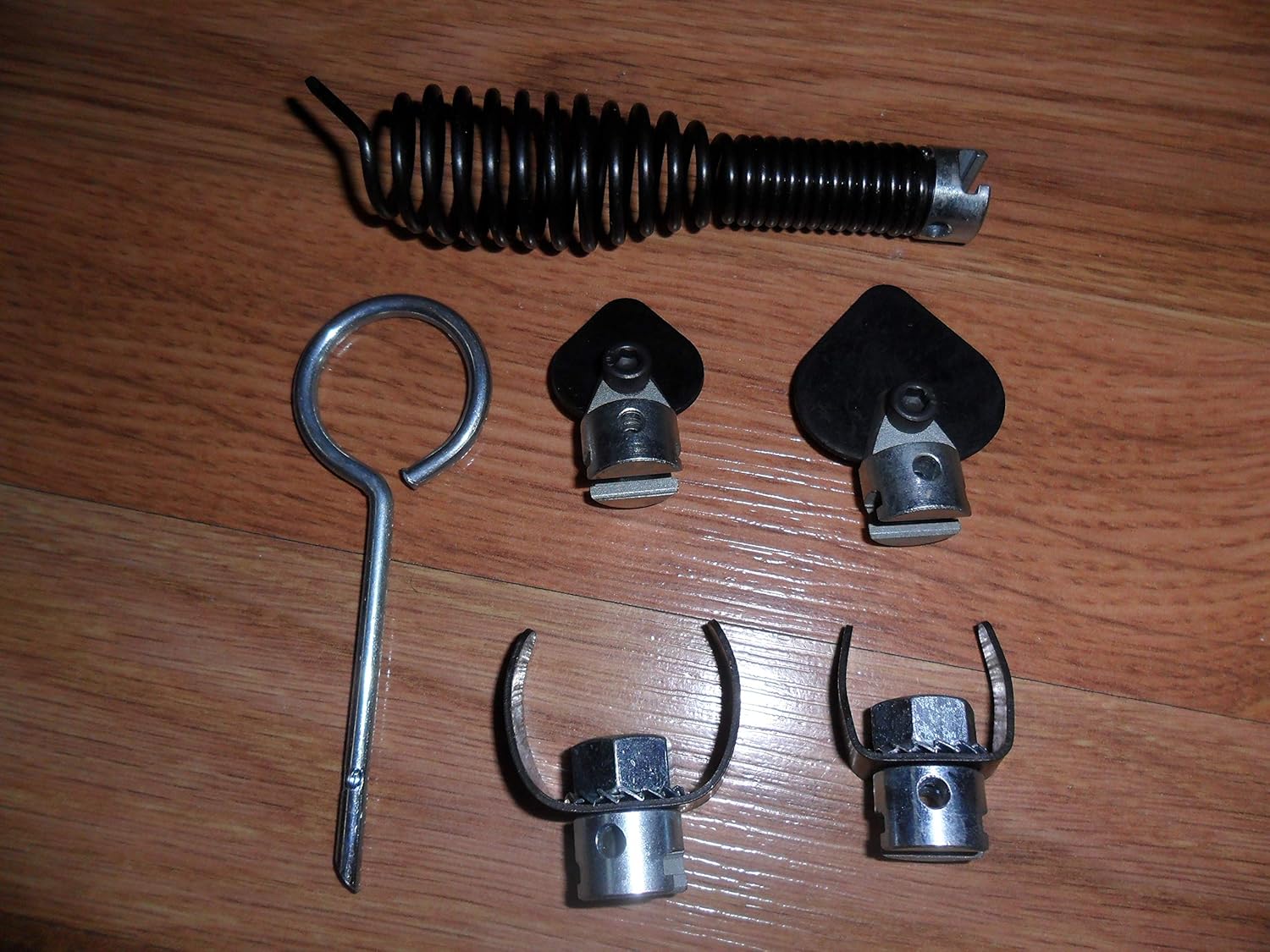 Drain Cleaner 6 Piece Bit Set For K-375 K-380 K-400 K40 K50 K-3800 With 5/8" Cable End Pack of 2