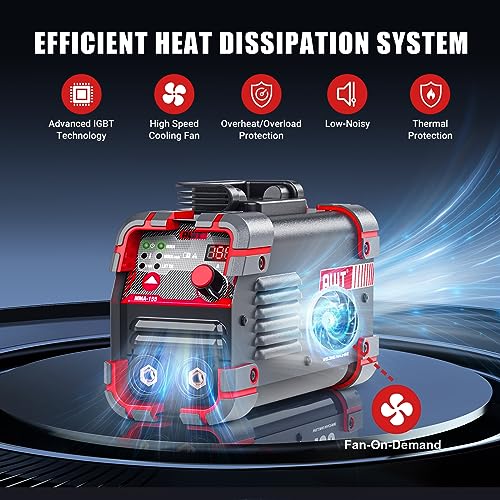 AWT Stick Welder 155Amp Mini Welder 2 in 1 ARC Welder/Lift TIG Welding Machine 110/220V with VRD