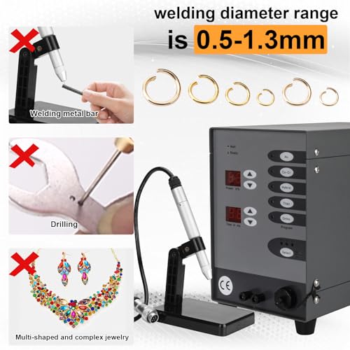 Welder for Permanent Jewelry - 110v Permanent Jewelry Welder,Permanent Jewelry Kit Welder,100a Pulse Arc Welder Permanent Jewelry
