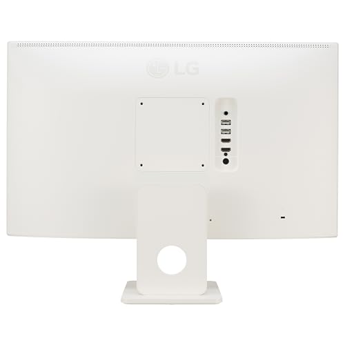 LG 27SR50F-W Smart Monitor 27-Inch FHD (1920x1080) IPS Display, webOS 23, HDR 10, x2 Built-in Speakers, AirPlay 2, Screen Share, Bluetooth, ThinQ App