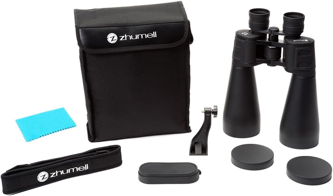 Zhumell 25x100 Tachyon Astronomy Binoculars with Case, Black