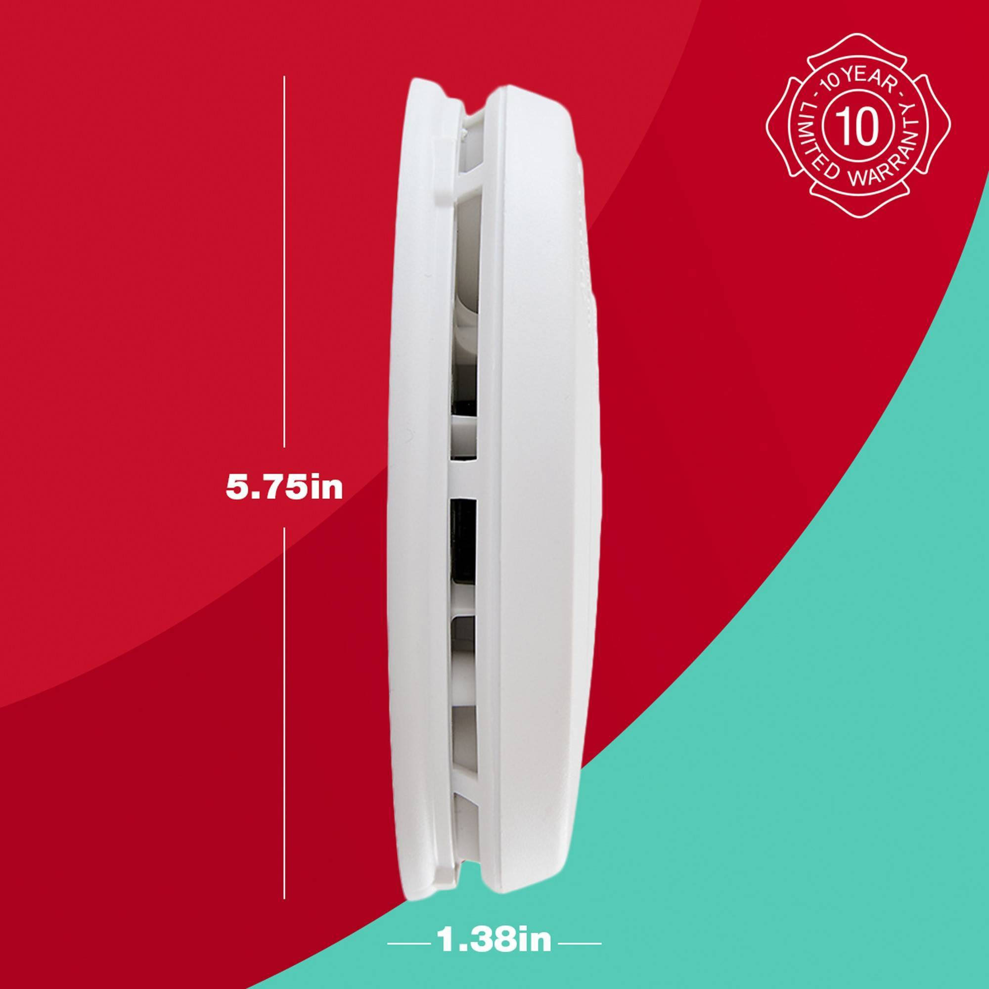 First Alert COMBO10V 10-Year Talking Photoelectric Smoke and Carbon Monoxide Alarm