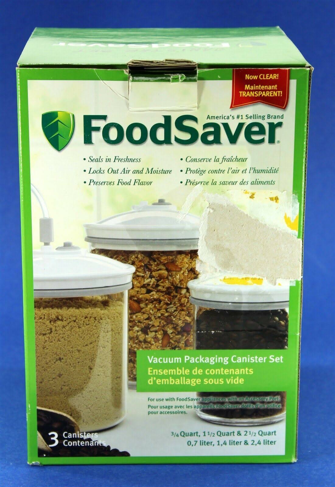 Foodsaver 3-Piece Canister Set