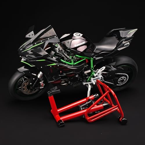 Die Cast Motorcycle 1:6 Scale for Kawasaki H2R Motorcycles Alloy Racing Motorcycle Model Power Toy Motorcycles Collection Kawasaki Model Motorcycles