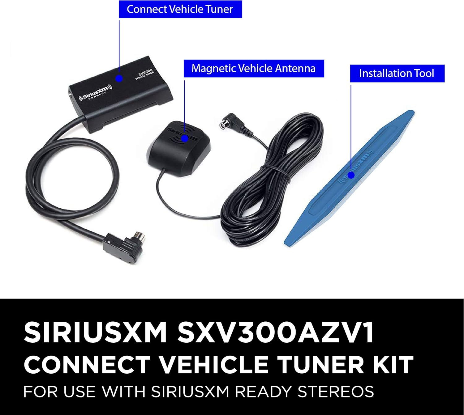 SiriusXM SXV300AZV1 Satellite Radio Vehicle Tuner, First 12 Months Only $99 OR First 3 Months Free Service w/Subscription