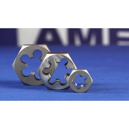 Drill America 2-5/8 inch-12 Carbon Steel Hex Die, Dwtsh2-5/8-12
