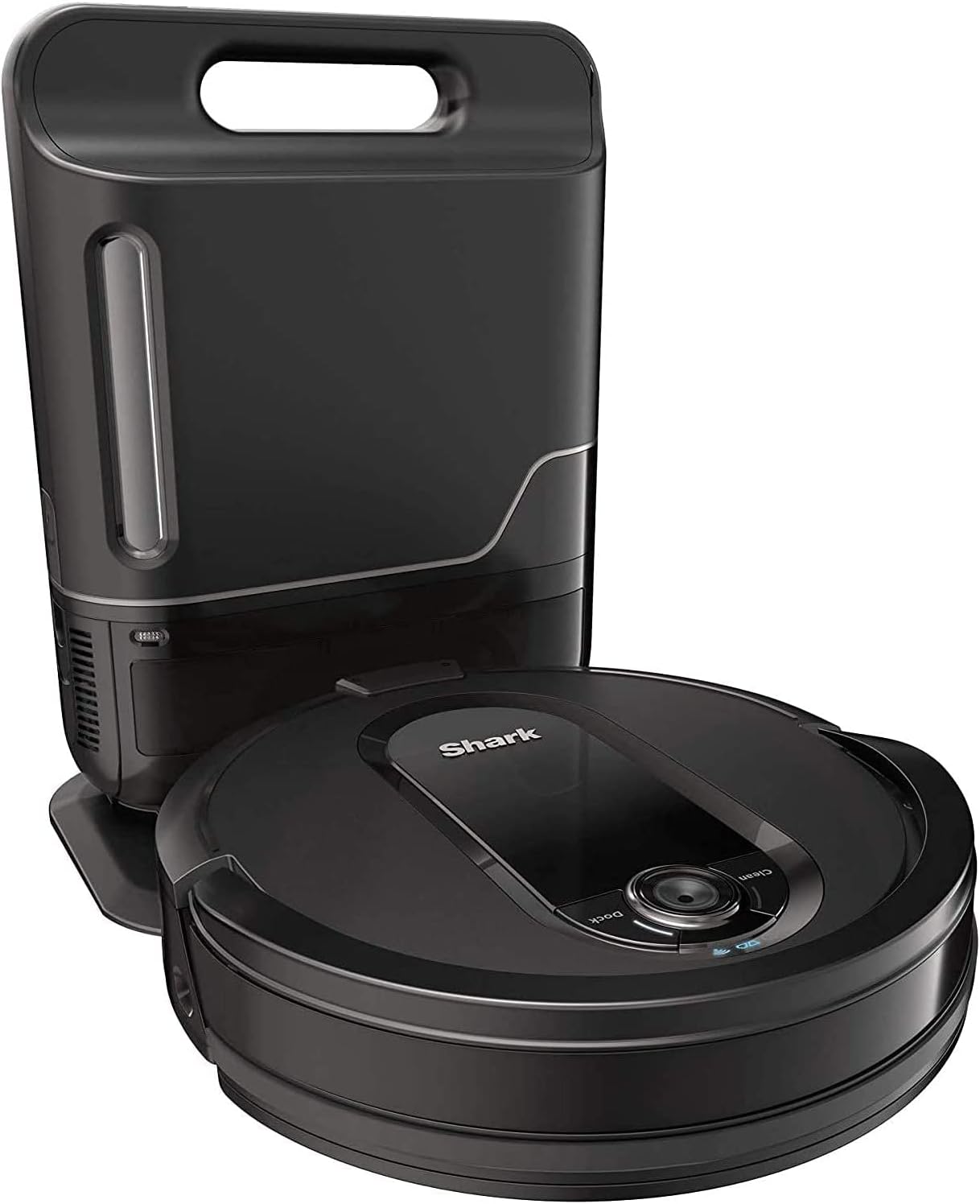 Shark IQ Robot Self-Empty XL Robotic Vacuum with Home Mapping, Self-Cleaning Brushroll, WiFi Connected, Compatible with Alexa, Black (RV1001AE)