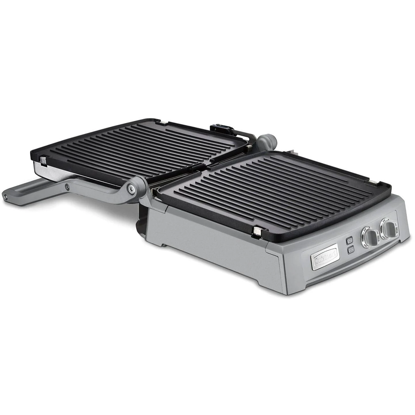 Cuisinart Griddler Deluxe with 6 Cooking Options, Reversible Grill/Griddle Plates, and Dual-Zone Control