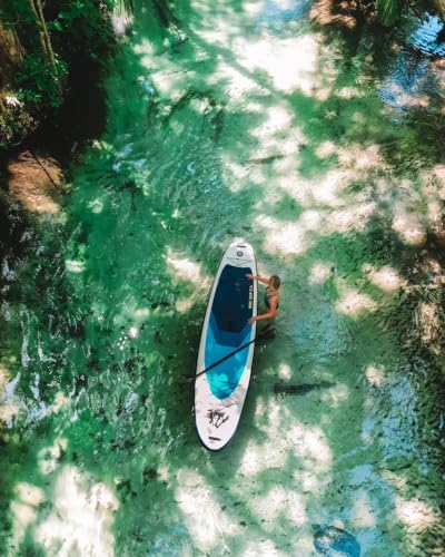 Roc Inflatable Stand Up Paddle Boards with Premium SUP Paddle Board Accessories, Wide Stable Design, Non-Slip Comfort Deck for Youth & Adults