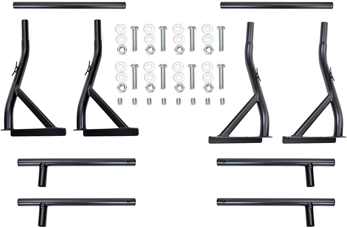 TMS 800Ibs Capacity Extendable Universal Steel Pickup Truck Ladder Rack Lumber Two bar Set (Patent Pending) (27-3/4'')