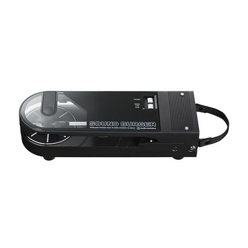 Audio-Technica AT-SB727 Sound Burger Portable Bluetooth Turntable, Black