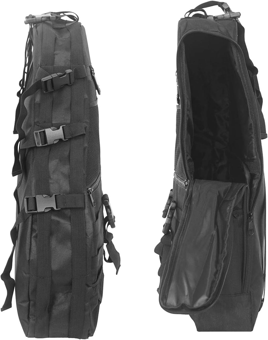 u-Box 2X Roll Bar Storage Bag Cargo Cage Multi-Pockets Organizers Tool Storage Compatible with Jeep Wrangler TJ JK & Unlimited 4-Door 97-18