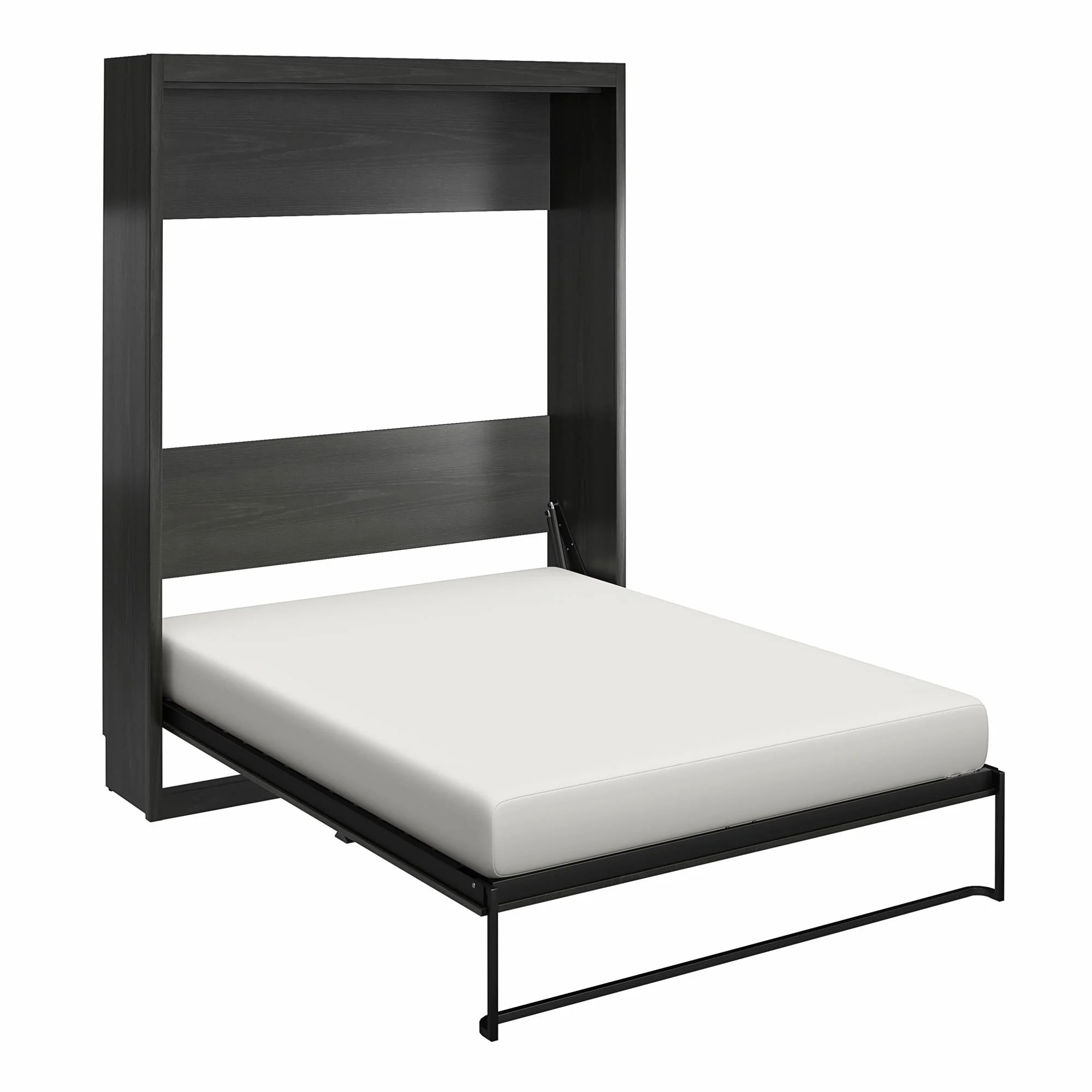 Signature Sleep Paramount Queen Size Murphy Bed with Easy Open Close Mechanism, Black Oak - Radiant Selections