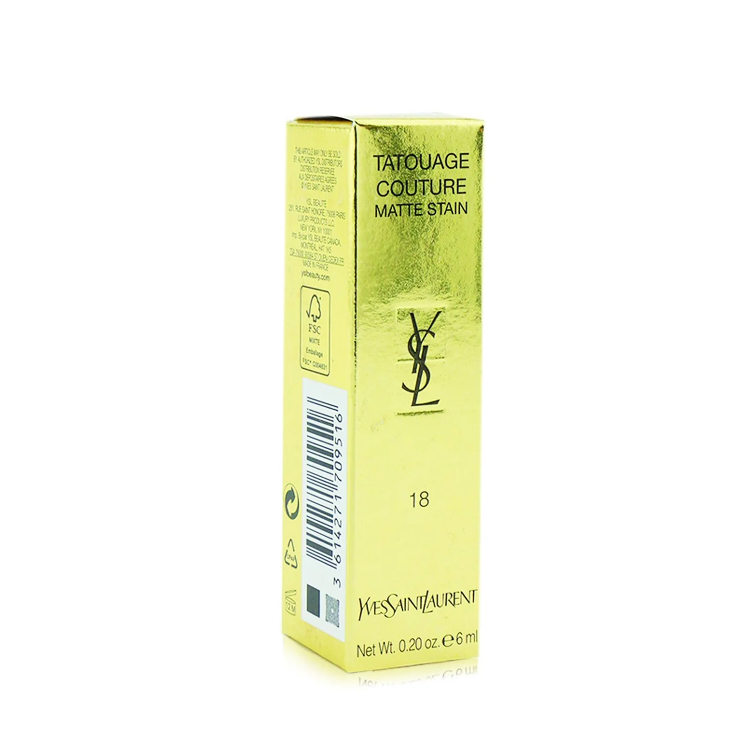 Yves Saint Laurent Tatouage Couture Matte Stain - # 9 Grenat No Rules 6ml/0.2oz