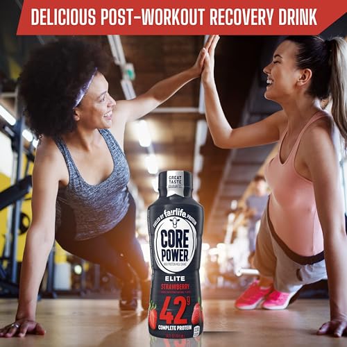 Worldwide Nutrition Bundle: Fairlife Core Power Elite 42g High Protein Milk Shake - Kosher, Chocolate Protein Shake for Workout Recovery