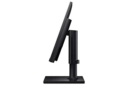 SAMSUNG FT45 Series 27-Inch FHD 1080p Computer Monitor, 75Hz, IPS Panel, HDMI, USB Hub, Height Adjustable Stand, 3 Yr WRNTY (LF27T450FQNXGO),Black