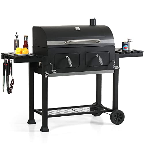 Captiva Designs Extra Large Charcoal BBQ Grill with Oversize Cooking Area(794 sq.in.)