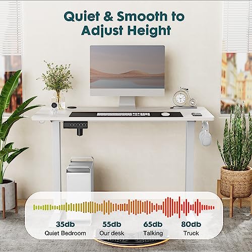 Standing Desk, Adjustable Height Electric Sit Stand Up Down Computer Table