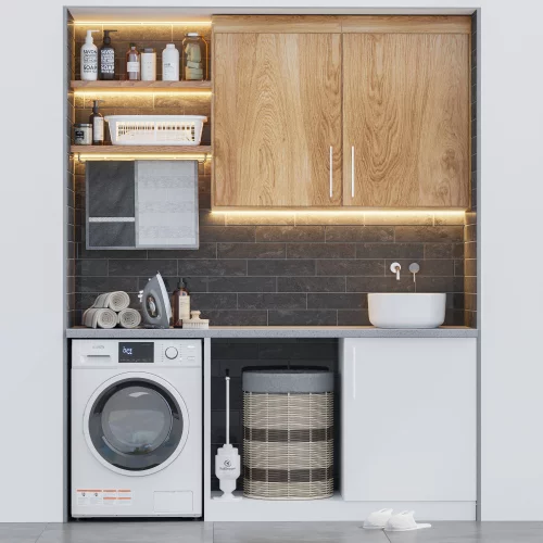 KoolMore 2.7 Cu. ft. All-in-One Washer & Dryer Combo in White.