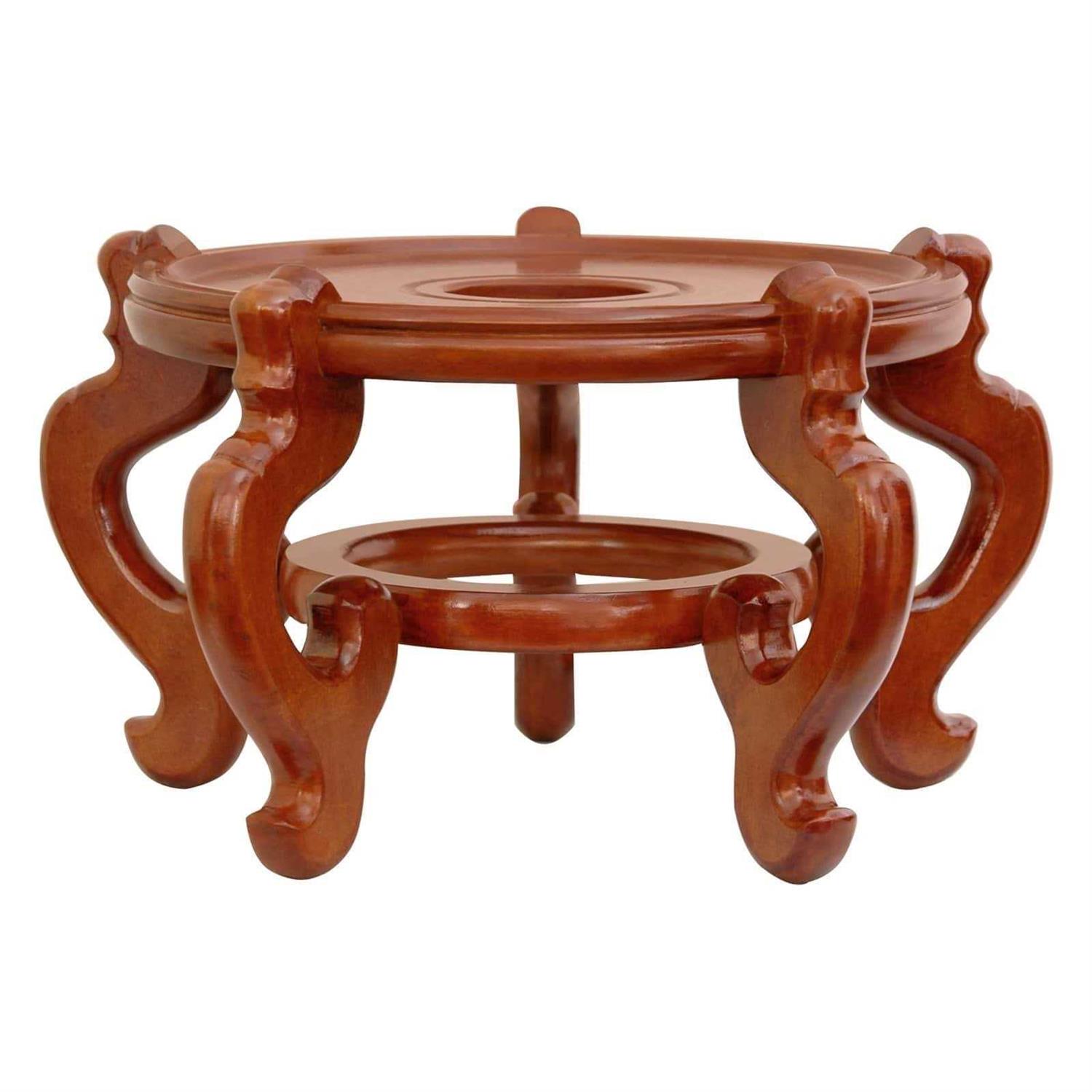 Oriental Furniture Rosewood Fishbowl Stand - Pet Supplies online store