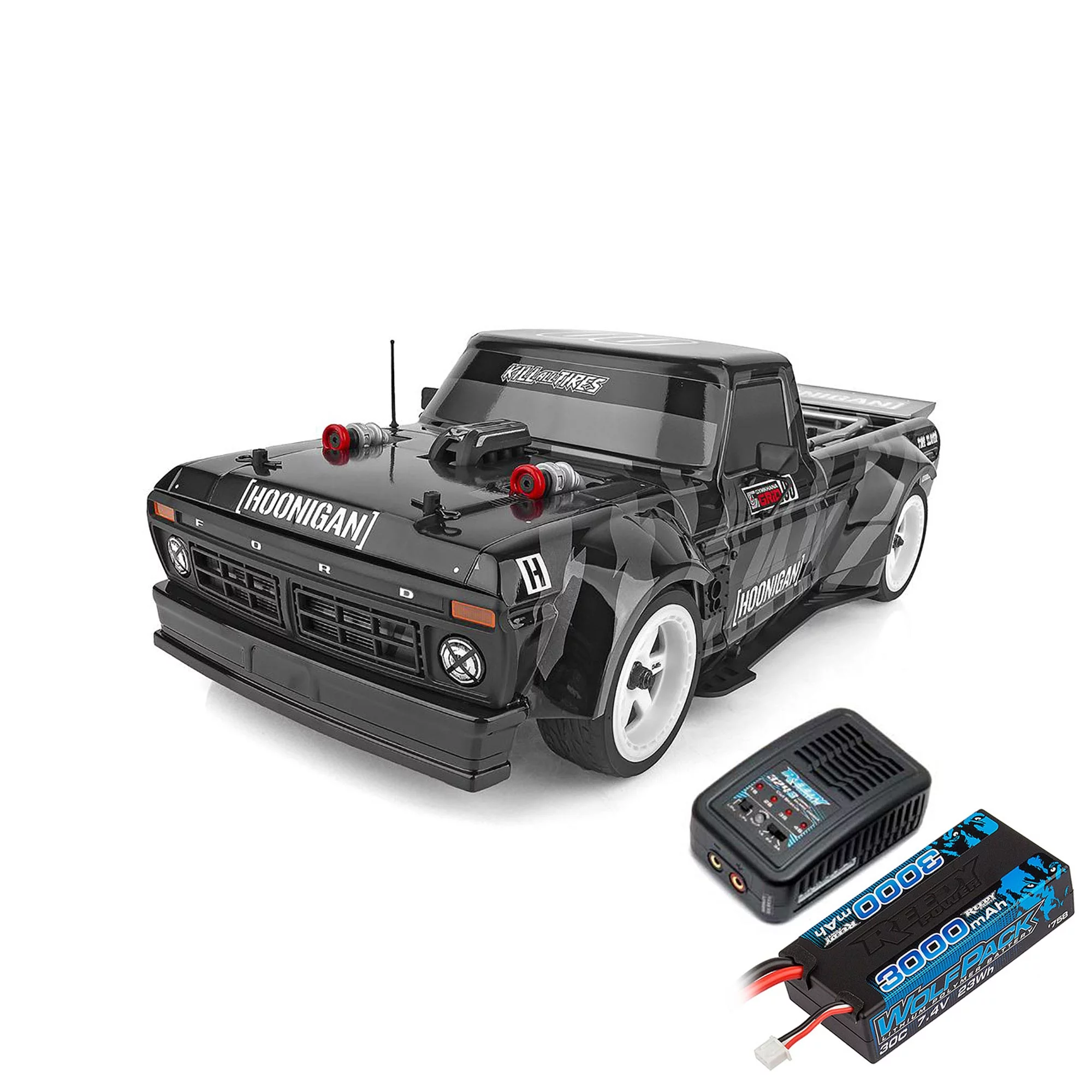 Team Associated Apex2 Hoonitruck Rtr Lipo Combo Asc30123C Cars Elec Rtr 1/10 ASC30123C - Radiant Selections