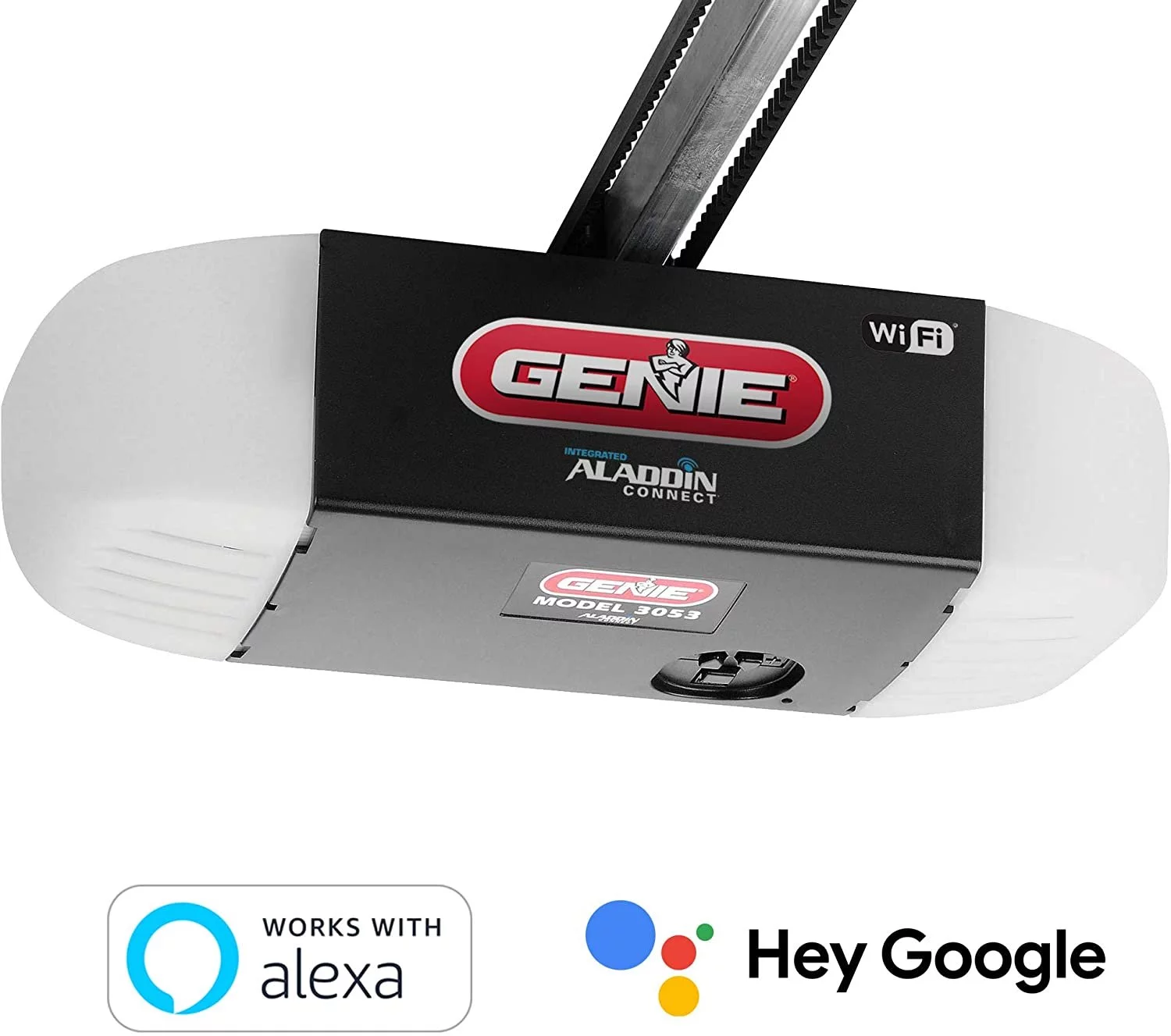 Genie 1/2 HPC 3053-TV QuietLift Connect smart garage door opener, Wi-Fi, Works with Alexa