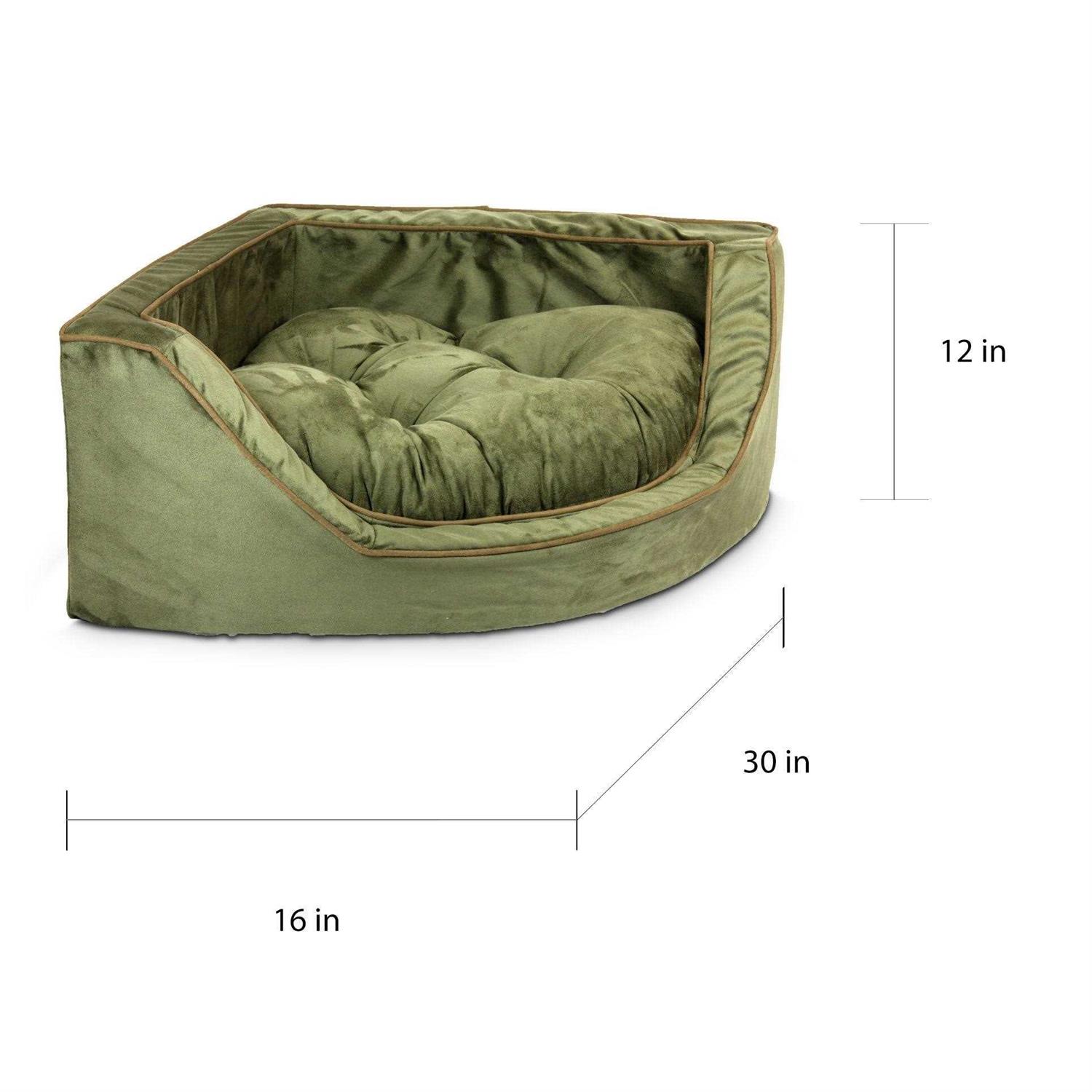 Snoozer Luxury Overstuffed Corner Dog Bed - Pet Supplies online store