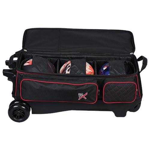 KR Strikeforce Royal Flush 4x4 Roller Black/Red Bowling Bag - Sports Supplies Online Store