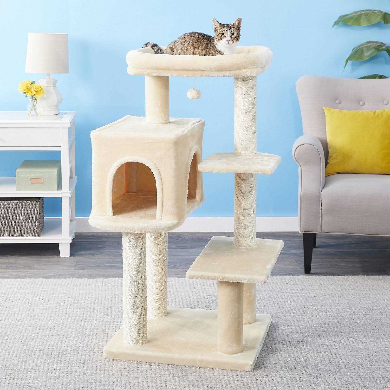 Frisco 48-in Heavy Duty Faux Fur Cat - Pet Supplies online store