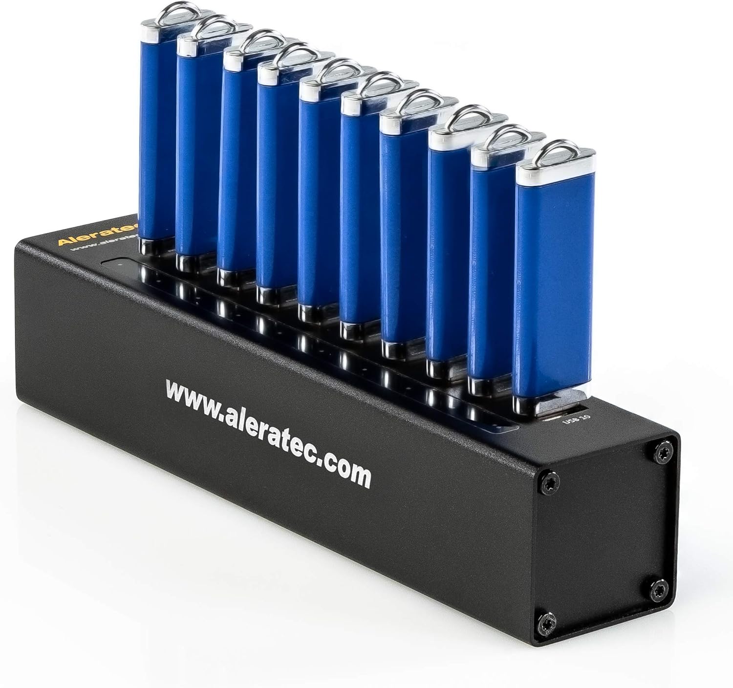 Aleratec 1:10 USB 3.0 Flash Drive Duplicator Mini V2 for Windows & Mac, Black