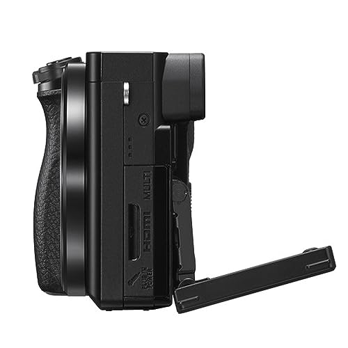 Sony a6100 Mirrorless Camera with 16-50mm Lens, 128GB Extreem Speed Memory,Microphone, 120LED Video Light, Tripod, Filters, Hood, Grip