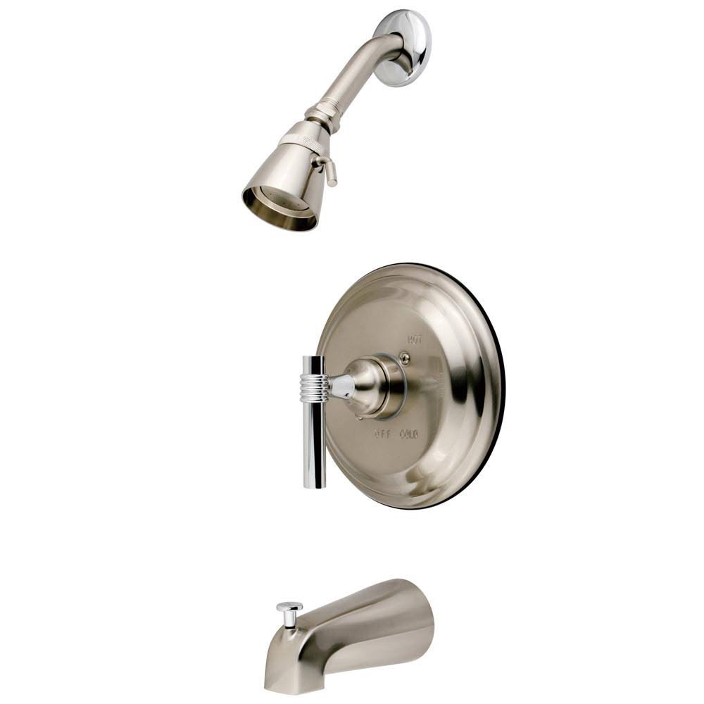 Kingston Brass Milano Single Handle Tub u0026 Shower Faucet - Polished Brass KB2632ML