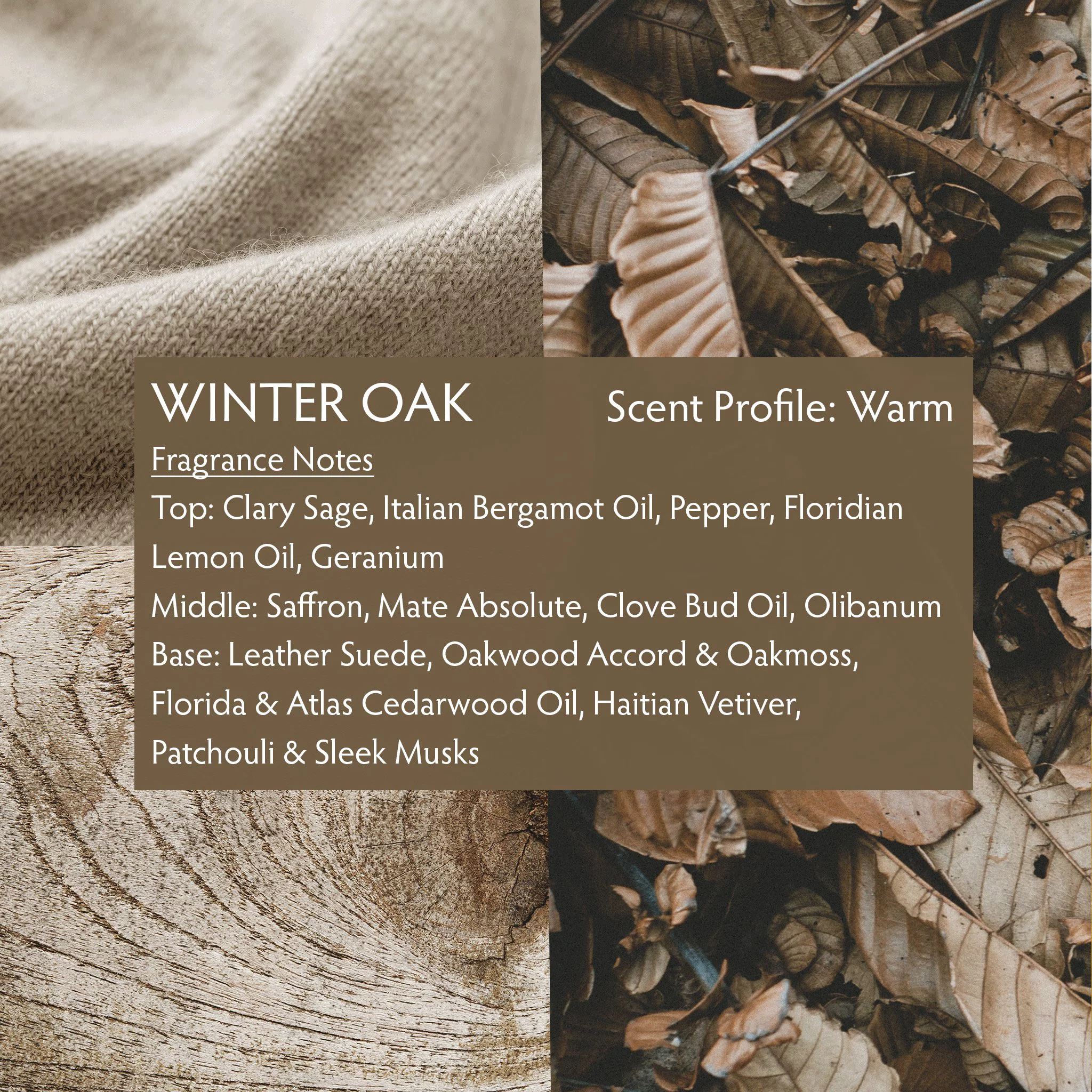 WINTER OAK Perfume, Eau de Parfum Spray 3.4 oz Luxury Size