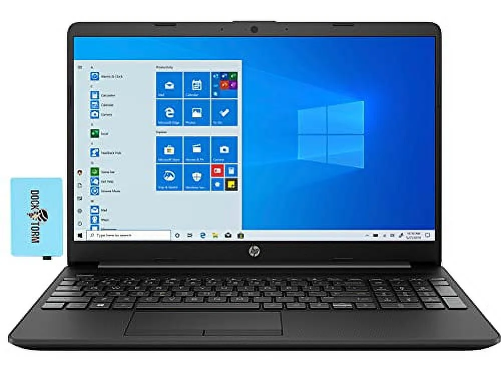 HP 15t-dw300 FHD IPS Laptop (11th Gen Intel i5 4-Core, 16GB RAM, 256GB PCIe SSD, Intel Iris Xe, 15.6" WLED (1920x1080), WiFi, Bluetooth, Webcam