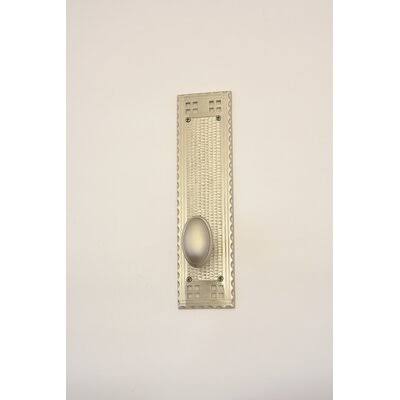 Brass Accents D05-K535A-WND-619 Arts and Crafts Entrance Knobset Satin Nickel