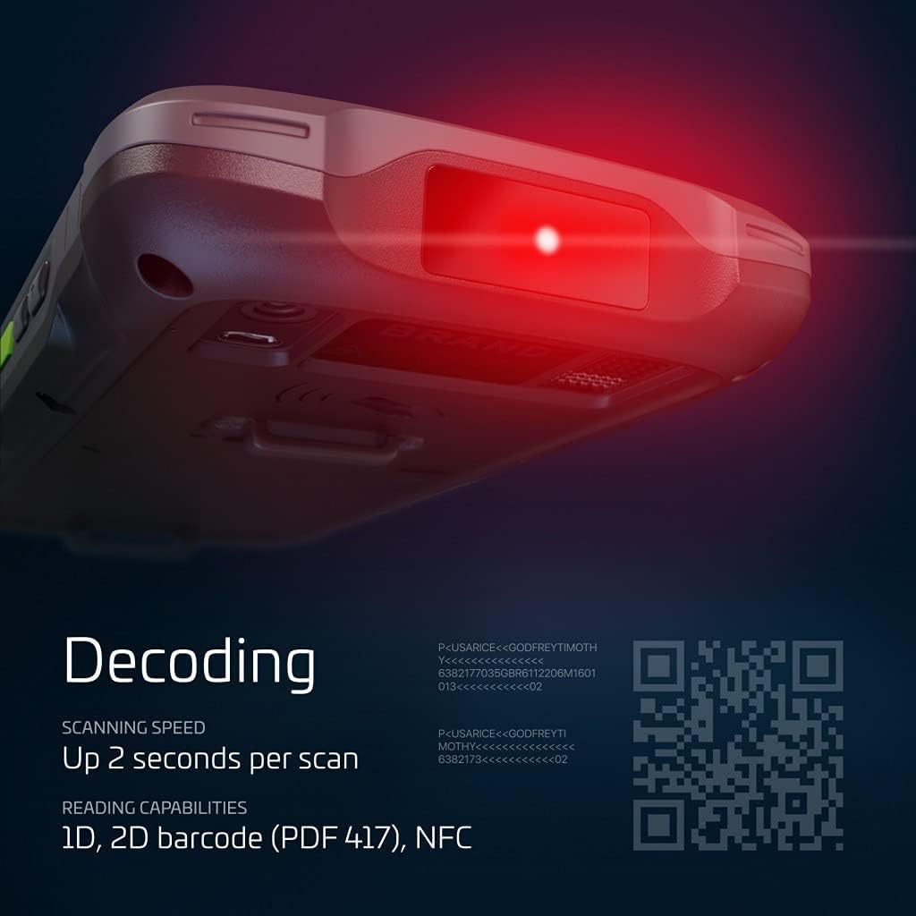 IDWare 9000+ ID & Passport Scanner – Touchless Mobile Scanning Solution with VeriScan Mobile Software for Age Verification & Visitor Management –
